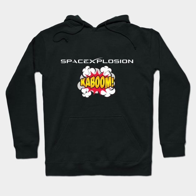 SpaceXplosion Exploding Rocket Kaboom! Hoodie by Movie Vigilante